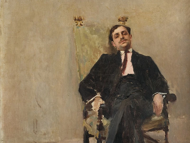 1878-Carlos Federico Sáez - Ritratto del signor J. J. M
